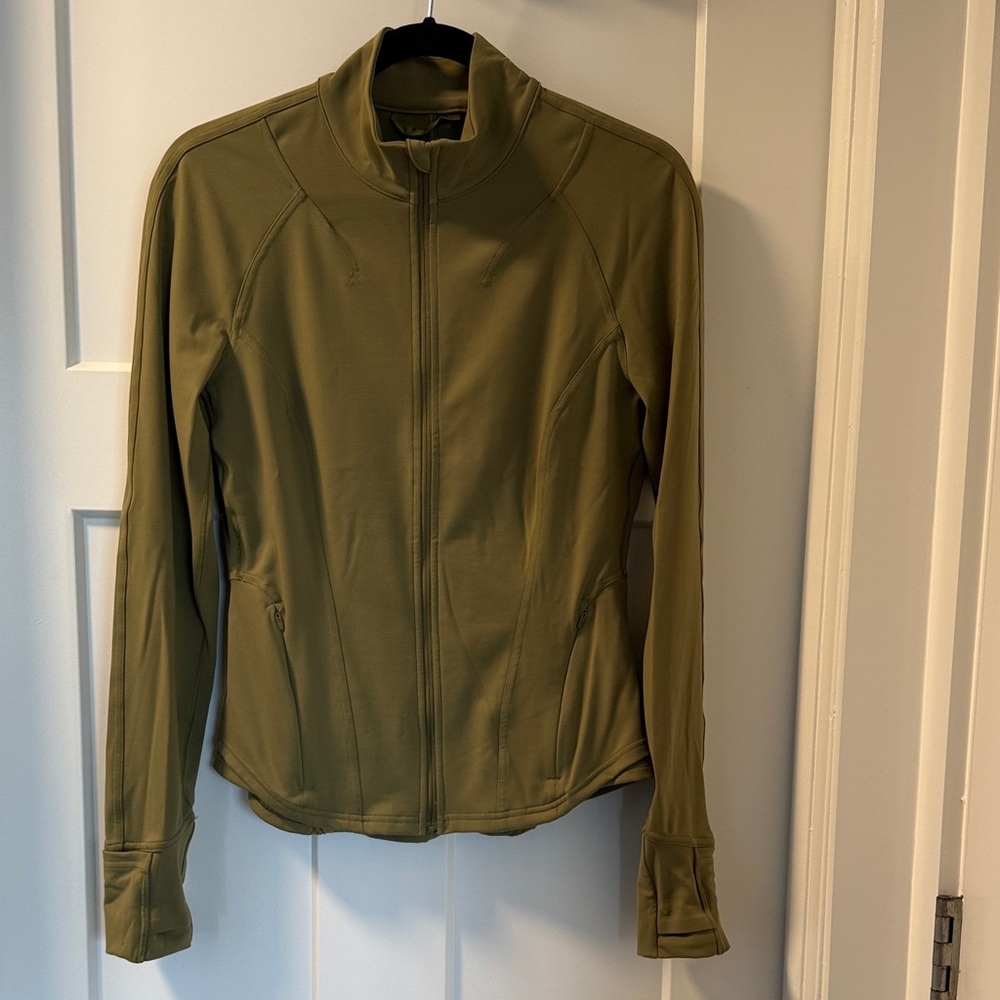 lululemon Bronzed Green Women's In-Still Jacket